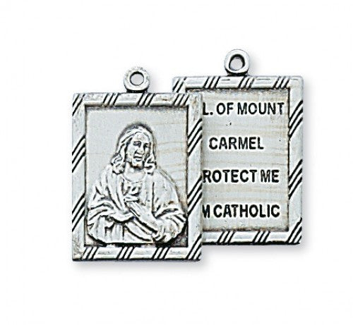 SS 2 PC SCAPULAR MEDAL 18" CH