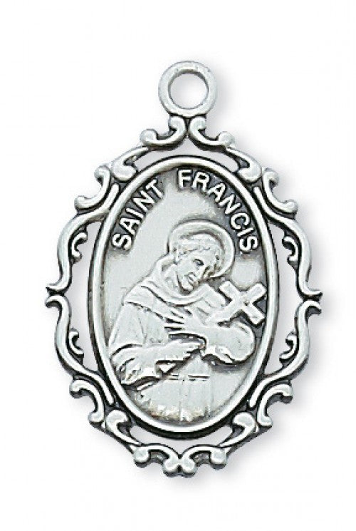 SS ST FRANCIS MED FILIGREE EDG