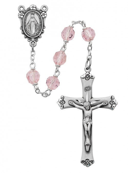 ROSE TINCUT ROSARY 7MM